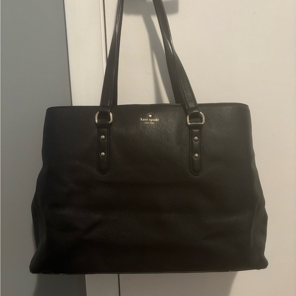Kate Spade Black Leather Shoulder Bag - Picture 1 of 3